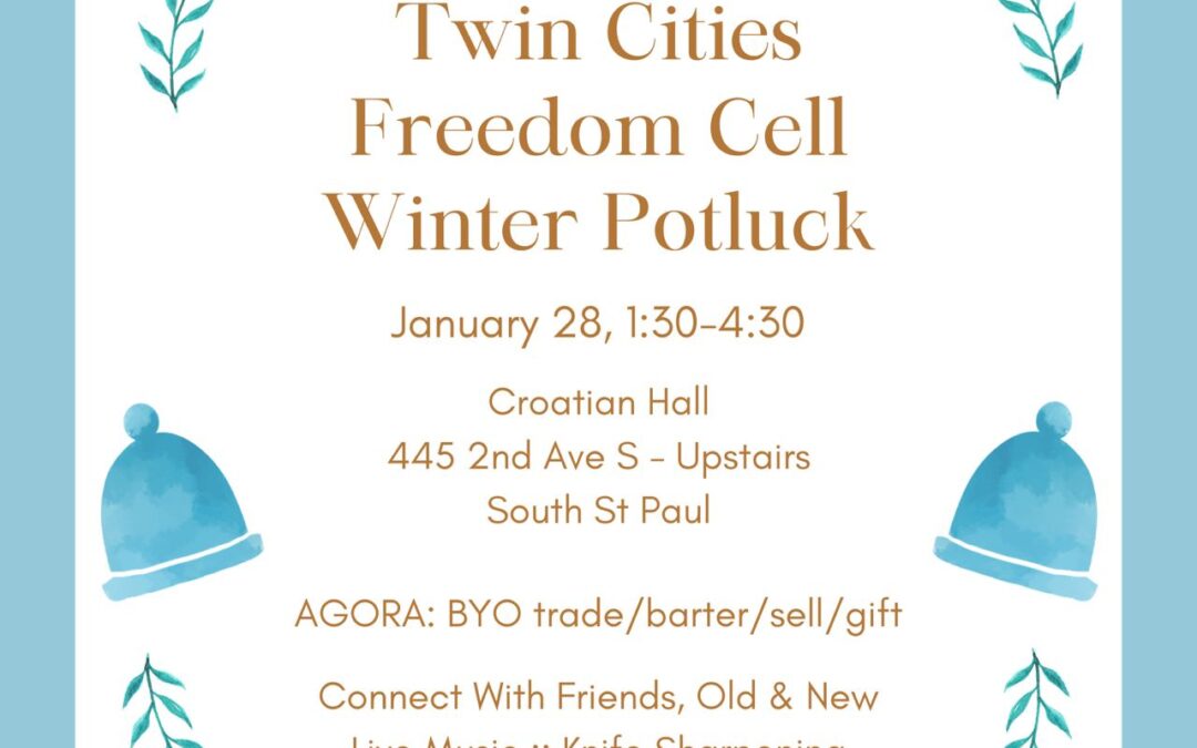 01/28 TCFC Winter Potluck – All are welcome