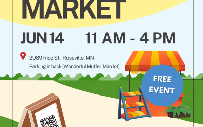 Come to our Outdoor Agora Market August 9th